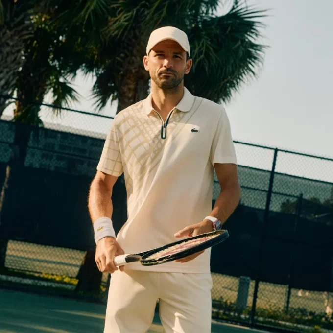 Polo de tennis slim fit imprimé Ultra Dry pour homme Polo de tennis slim fit imprimé Ultra Dry pour homme