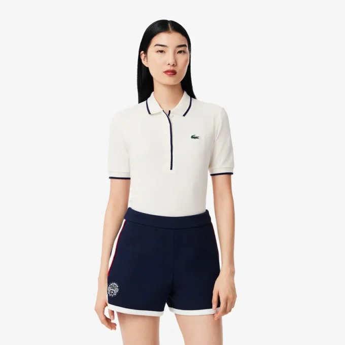 Polo de tennis thermorégulateur pour femme, coupe classique Polo de tennis thermorégulateur pour femme, coupe classique