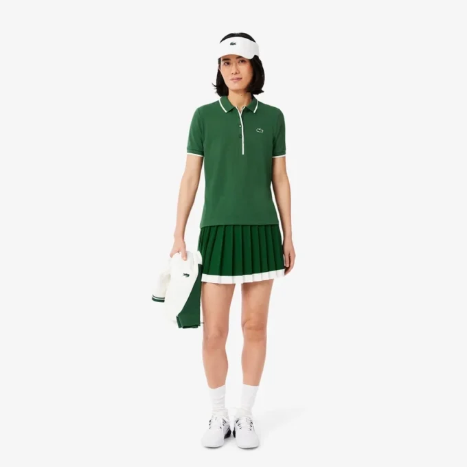 Polo de tennis thermorégulateur pour femme, coupe classique Polo de tennis thermorégulateur pour femme, coupe classique