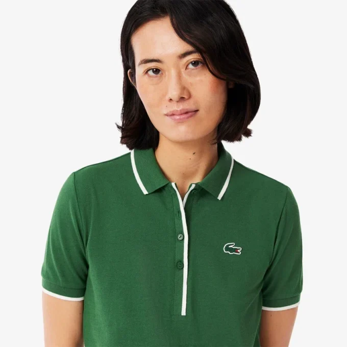 Polo de tennis thermorégulateur pour femme, coupe classique Polo de tennis thermorégulateur pour femme, coupe classique