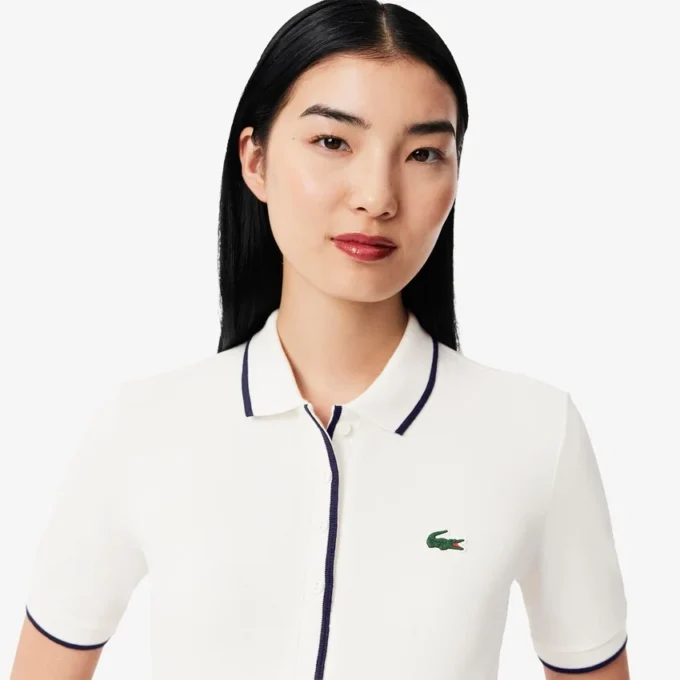 Polo de tennis thermorégulateur pour femme, coupe classique Polo de tennis thermorégulateur pour femme, coupe classique