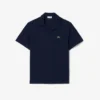 Polo en coton et lin à la coupe classique Polo en coton et lin à la coupe classique