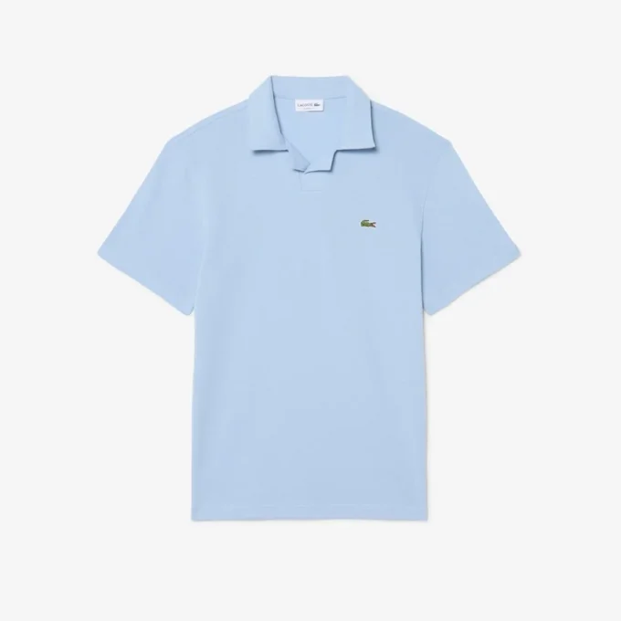 Polo en coton et lin à la coupe classique Polo en coton et lin à la coupe classique