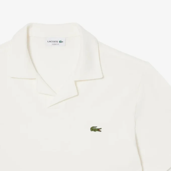 Polo en coton et lin à la coupe classique