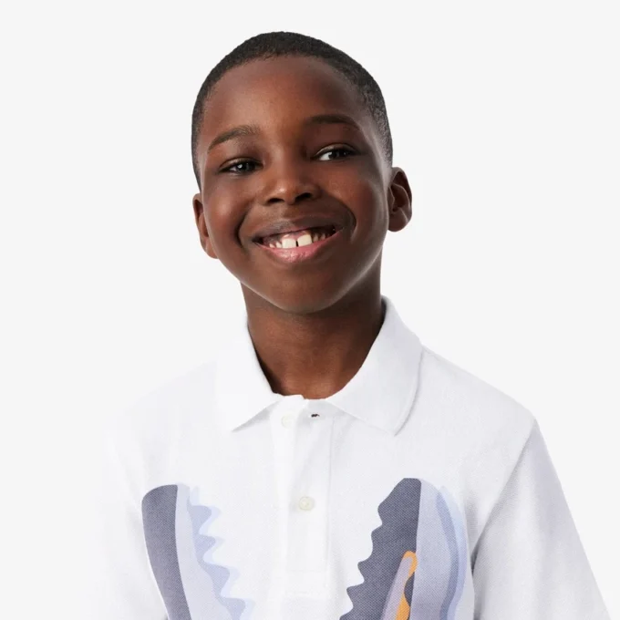 Polo en coton imprimé Polo en coton imprimé