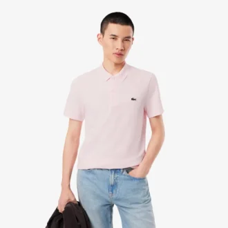 Polo en coton mélangé coupe classique pour homme
