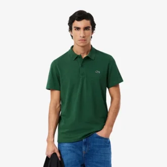 Polo en coton mélangé coupe classique pour homme