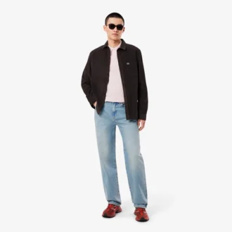 Polo en coton mélangé coupe classique pour homme