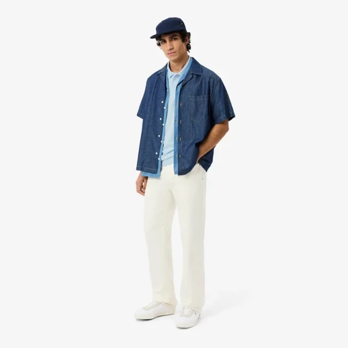 Polo en coton mélangé coupe classique pour homme Polo en coton mélangé coupe classique pour homme