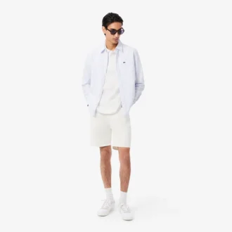 Polo en coton mélangé coupe classique pour homme