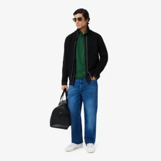 Polo en coton mélangé coupe classique pour homme