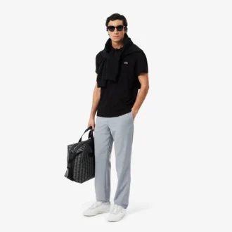 Polo en coton mélangé coupe classique pour homme