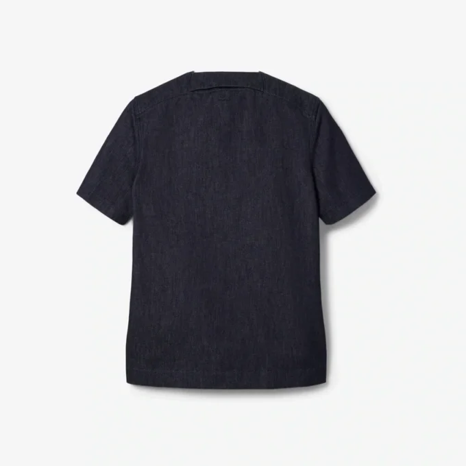 Polo en denim ample Runway