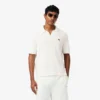 Polo en maille bouclée coupe classique Polo en maille bouclée coupe classique