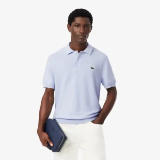Polo en maille coupe classique
