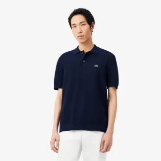 Polo en maille coupe classique