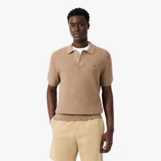 Polo en maille coupe classique