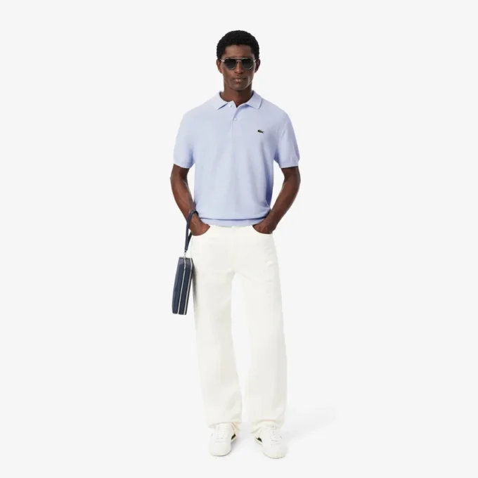 Polo en maille coupe classique Polo en maille coupe classique