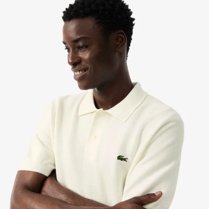 Polo en maille coupe classique