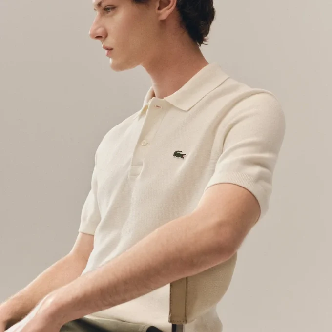 Polo en maille coupe classique