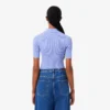 Polo en maille côtelée 3D pour femme Polo en maille côtelée 3D pour femme