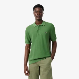 Polo en maille à la coupe classique