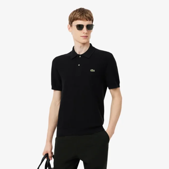 Polo en maille à la coupe classique Polo en maille à la coupe classique