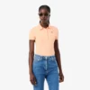 Polo femme L.12.D coupe ajustée avec bordures Polo femme L.12.D coupe ajustée avec bordures