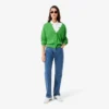 Polo femme L.12.D coupe ajustée avec bordures Polo femme L.12.D coupe ajustée avec bordures