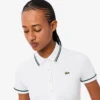 Polo femme L.12.D coupe ajustée avec bordures Polo femme L.12.D coupe ajustée avec bordures