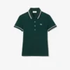 Polo femme L.12.D coupe ajustée avec bordures Polo femme L.12.D coupe ajustée avec bordures