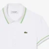 Polo femme L.12.D coupe ajustée avec bordures Polo femme L.12.D coupe ajustée avec bordures