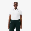 Polo femme L.12.D coupe ajustée avec bordures Polo femme L.12.D coupe ajustée avec bordures