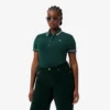 Polo femme L.12.D coupe ajustée avec bordures Polo femme L.12.D coupe ajustée avec bordures