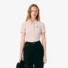 Polo femme slim fit L.12.D en coton côtelé Polo femme slim fit L.12.D en coton côtelé