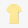 Polo femme slim fit L.12.D en coton côtelé Polo femme slim fit L.12.D en coton côtelé