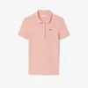 Polo femme slim fit L.12.D en coton côtelé Polo femme slim fit L.12.D en coton côtelé