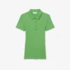 Polo femme slim fit L.12.D en coton côtelé Polo femme slim fit L.12.D en coton côtelé