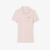 Polo femme slim fit L.12.D en coton côtelé Polo femme slim fit L.12.D en coton côtelé