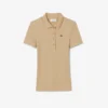 Polo femme slim fit L.12.D en coton côtelé Polo femme slim fit L.12.D en coton côtelé