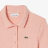 Polo femme slim fit L.12.D en coton côtelé Polo femme slim fit L.12.D en coton côtelé