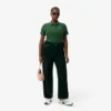 Polo femme slim fit L.12.D en coton côtelé Polo femme slim fit L.12.D en coton côtelé