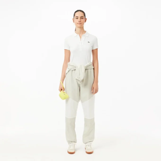 Polo femme slim fit L.12.D en coton stretch Polo femme slim fit L.12.D en coton stretch