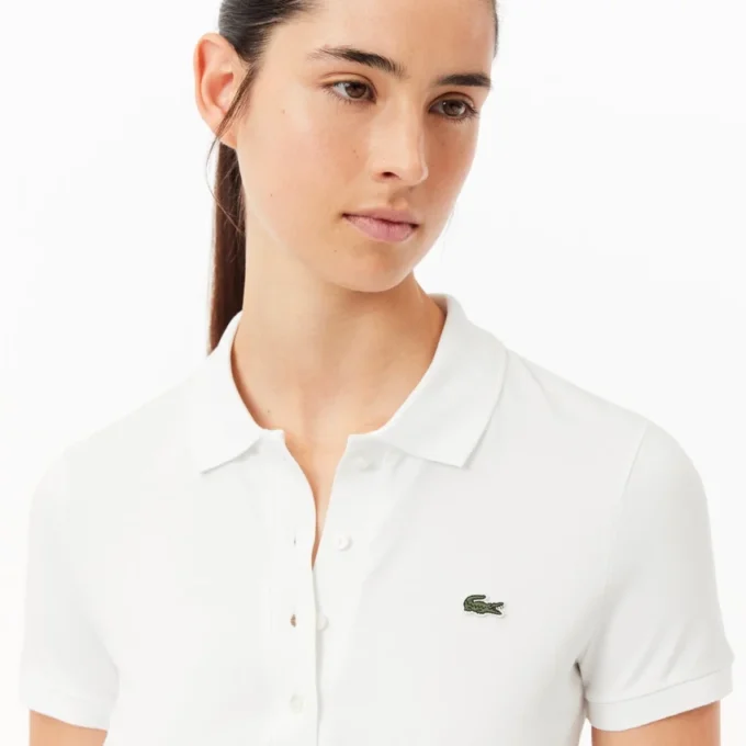Polo femme slim fit L.12.D en coton stretch Polo femme slim fit L.12.D en coton stretch