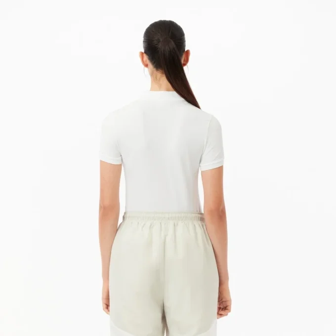 Polo femme slim fit L.12.D en coton stretch Polo femme slim fit L.12.D en coton stretch
