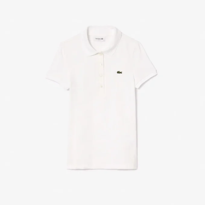 Polo femme slim fit L.12.D en coton stretch Polo femme slim fit L.12.D en coton stretch