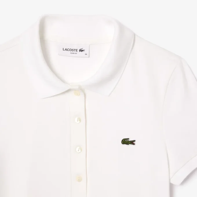 Polo femme slim fit L.12.D en coton stretch Polo femme slim fit L.12.D en coton stretch