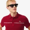 Polo L.12.12 à bordures logo, coupe classique pour homme Polo L.12.12 à bordures logo, coupe classique pour homme