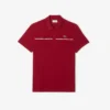 Polo L.12.12 à bordures logo, coupe classique pour homme Polo L.12.12 à bordures logo, coupe classique pour homme
