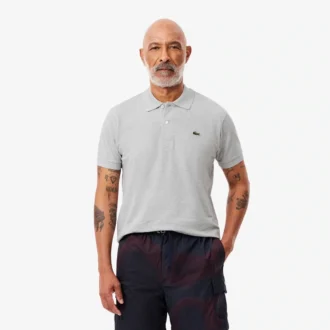 Polo L.12.12 chiné coupe classique pour homme